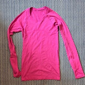 Lululemon Athletica Pink Swiftly Long Sleeve